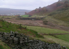 
The British Ironworks dam, October 2009